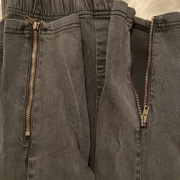 Beulah, Black Moto Jegging, Size L - Picture 4 of 6